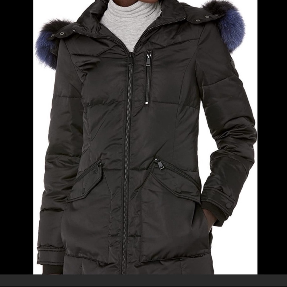 1 Madison coat with Fox trim hood